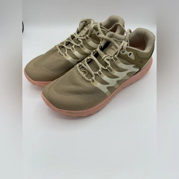 Merrell Women's Beige and Coral Athletic Shoes - Picture 1 of 10